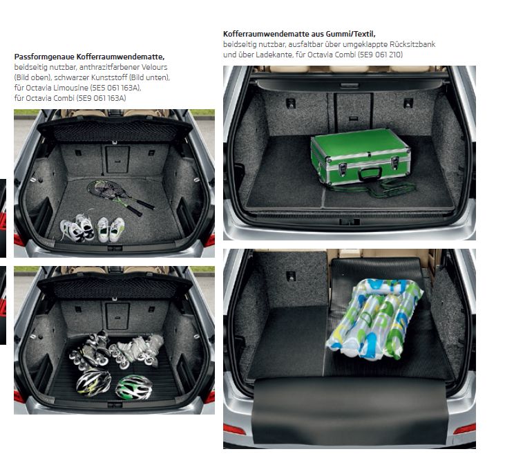 Reversible boot floor, so clever you have to pay extra for it! - Skoda  Octavia Mk III (2013 - 2020) - BRISKODA