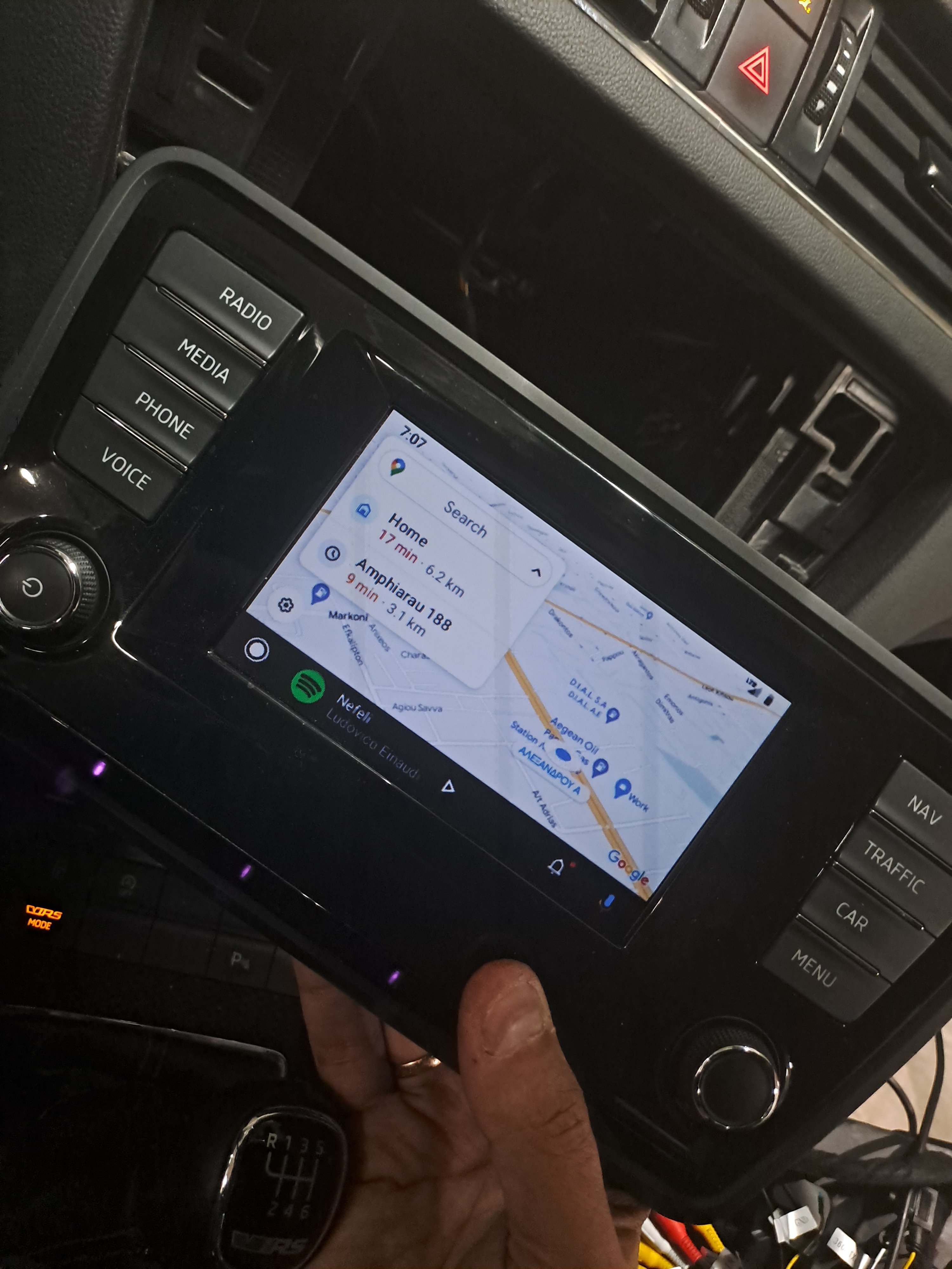 Install Carplay & Android Auto Wireless Module EBILAEN for #Skoda