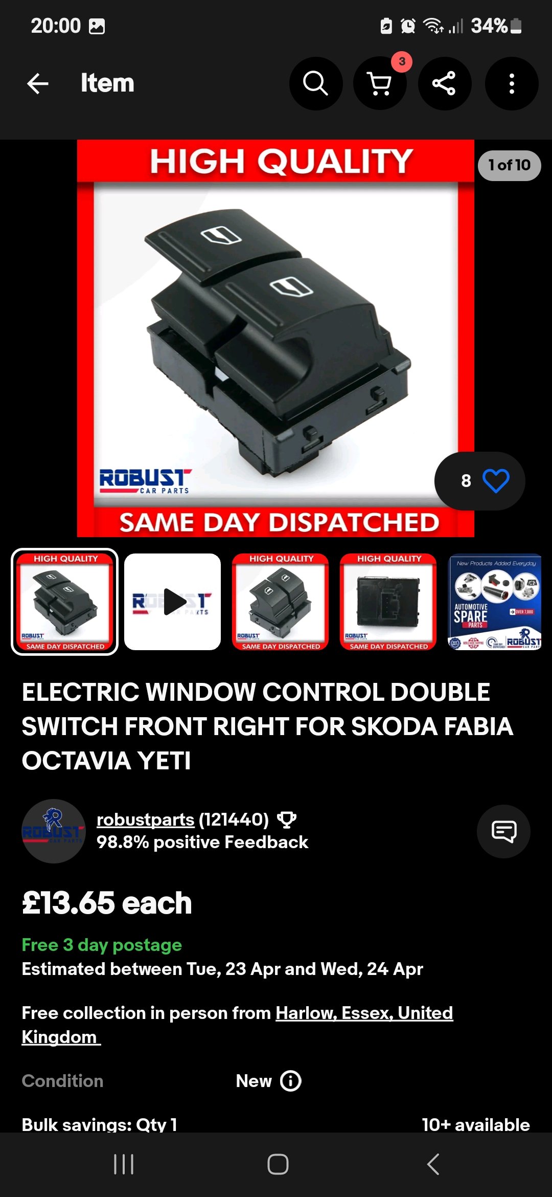 Electric front windows - Skoda Fabia Mk2 (2007-2014) - BRISKODA